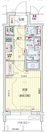 矢場町駅 徒歩7分 5階の物件間取画像